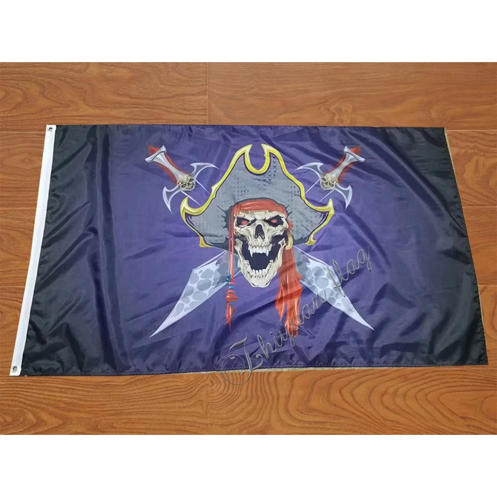 CUSTOM 3X5FT Pirate Flag Skull Banner Jolly Decoration Indoor Festival CLUB PARTY