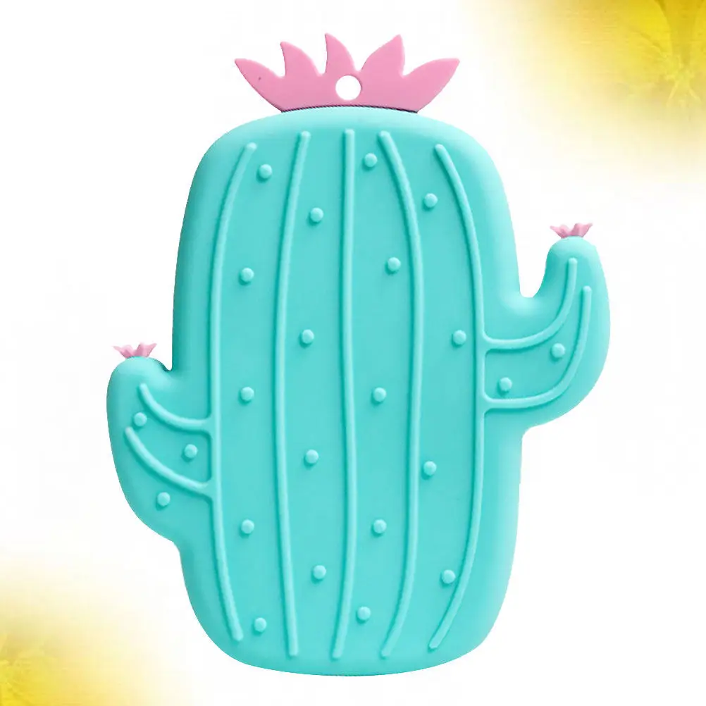 

1Pcs Light Green Shower Brush Cactus Design Bath Scrubber for Back Massage Exfoliating Dull Skin Smooth Gentle Bristle Unisex