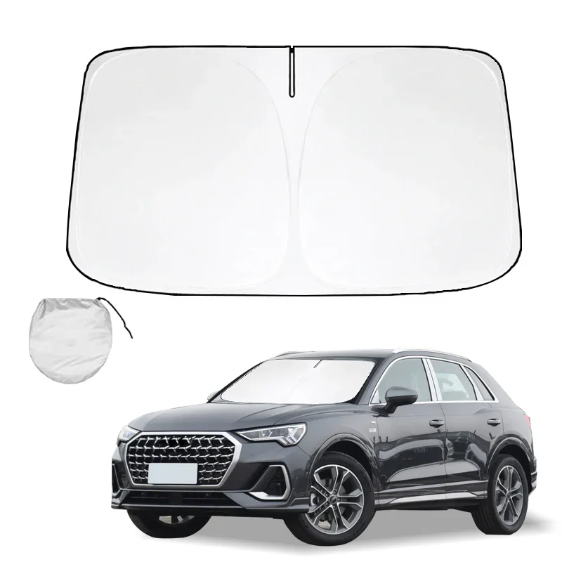 

Windshield Sunshade Folding Front Window Sun Shade Cover Heat Protection Visor for Audi Q3 RS 2019 2020-2024