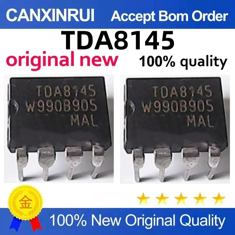 （100 pieces）D8145 TDA8145 In-Line DIP-8 Pincushion Correction Circuit