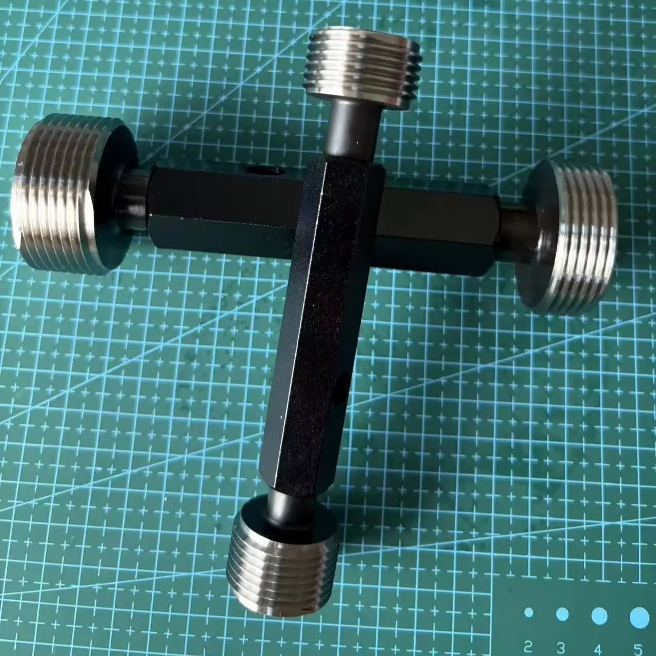 High precision Thread Plug Gauge GO/NO GO Gage Metric Gauge 6H Precision Internal Screw Gage Fine,Pitch Thread Test Tool