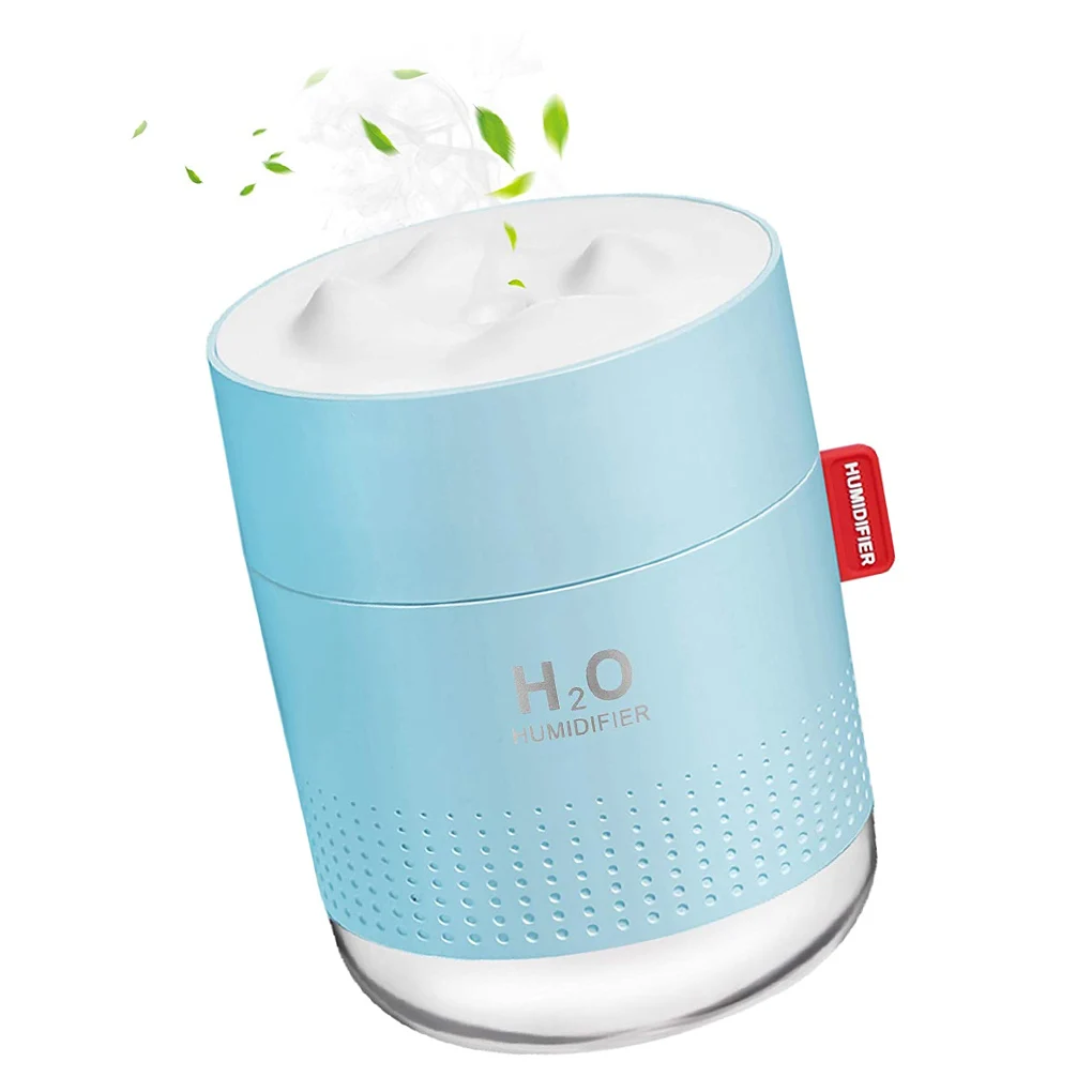 

Mini Humidifier USB 500ML Mist Humidifier Portable Decoration Air Diffuser for Home Office, Pink