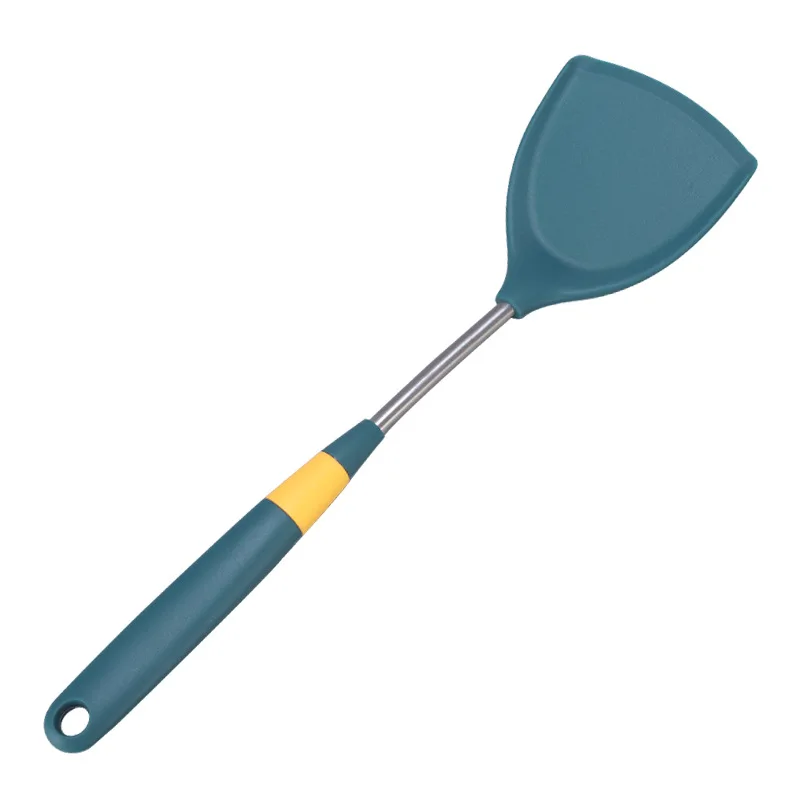 

Kitchenware five-piece set stainless steel silicone spatula colander non-stick pan