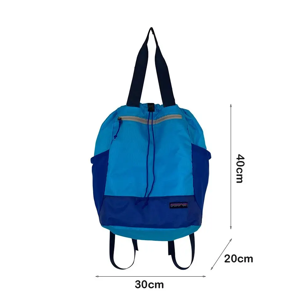 High Quality Contrasting Color Outdoor Travel Backpack Oxford Waterproof Outdoor Hiking Bag Lightweight Versatile New Tote Bag