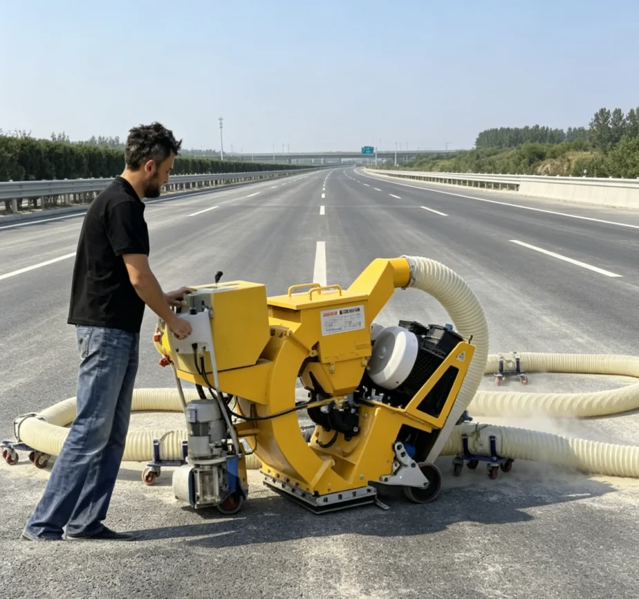 850mm Self-Propelled Shot Blasting Machine for Highway Projects