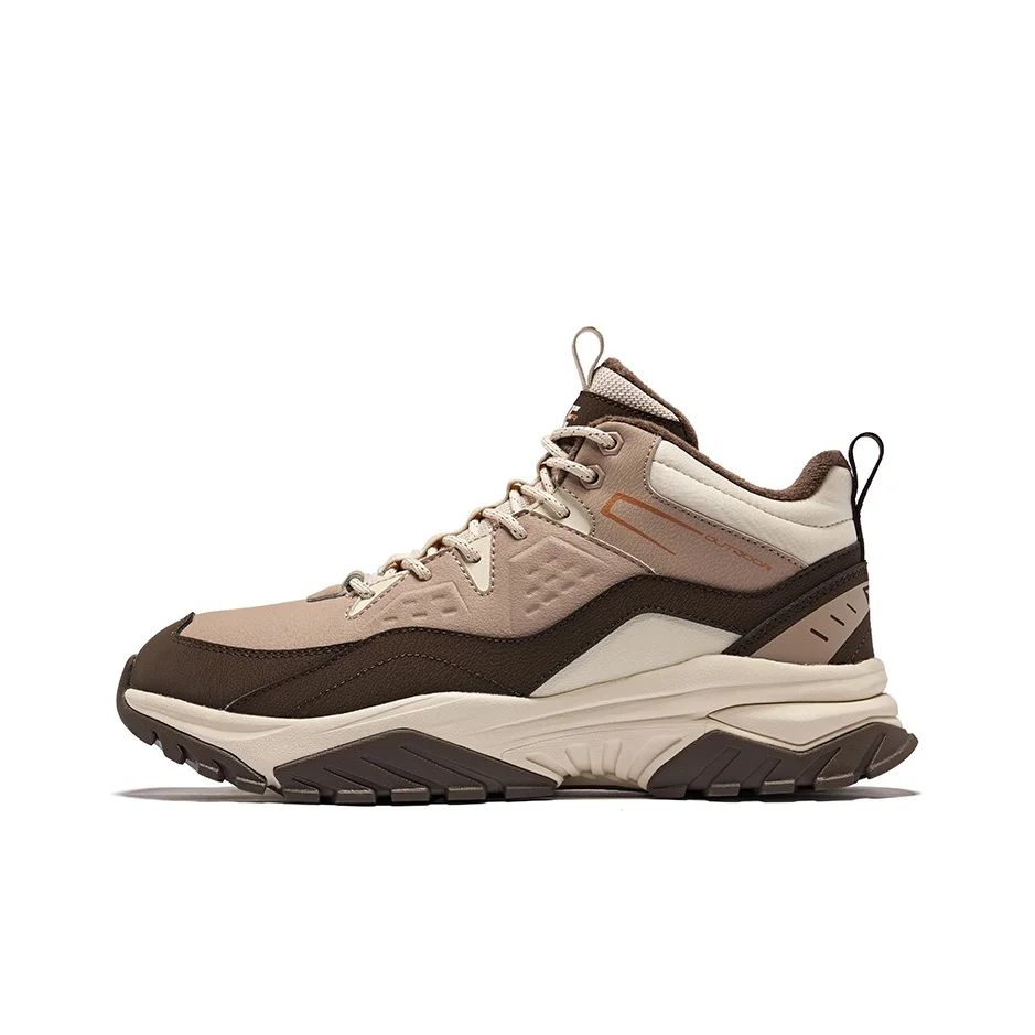 Erke Warm Sun 2, Zapatos Casuales de Caña Alta Antideslizantes y Resistentes a la Abrasión para Hombre, Color Taupe Sándalo Oscuro 51124421116-101