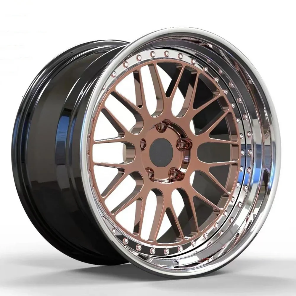 

custom color vintage 3 piece forged wheel 18 inch 5X112 forged rim for bmw