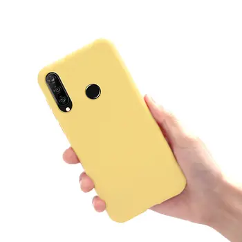 Silikonový kryt s tekutým povrchem pro Huawei P30 Lite P9 P10 P20 P30 Pro, matný kryt pro Huawei Y6 Y7 Y9 Prime 2019 Y6P Y7P 10 nejlepší prodej Pouzdro na Huawei P9 - №7