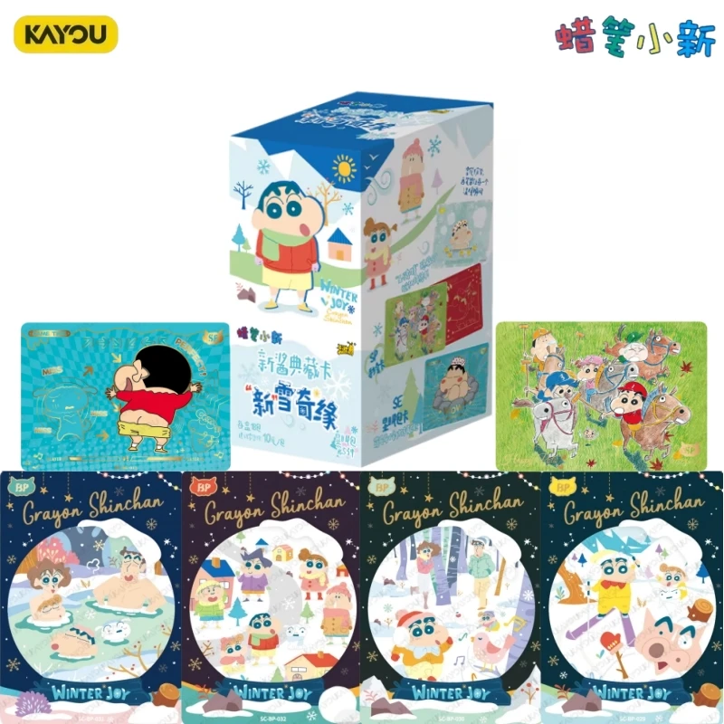 

KAYOU Crayon Shin Chan New Snow Qiyuan Series Card Official Genuine Anime Peripheral Collection Toy Card Festival Gift