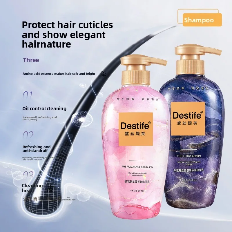 Destife Hydrating Shampoo 500ml Moisturizing Bath Body Wash For Dry Skin