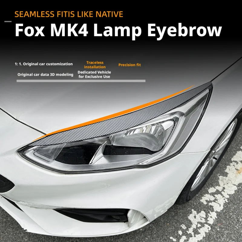 

Suitable for Ford FocusFocus MK4 2019-22Headlight eyebrow trim car sticker exterior modification accessories