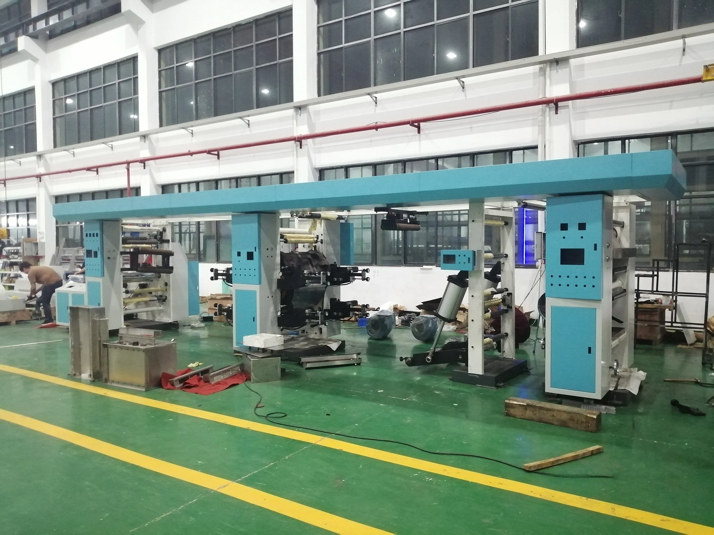 Medical& Food Packaging Printing Machine Printing & Glue Coating Machine And Medical Dialysis Paper Flexo Printing Machine