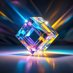 Optisch Glas X-cube Dichroic Cube Prisma RGB Laser Facetglas Kristallen Hanger Regenboog Suncatcher Kroonluchter Dangle Lamp Onderdelen
