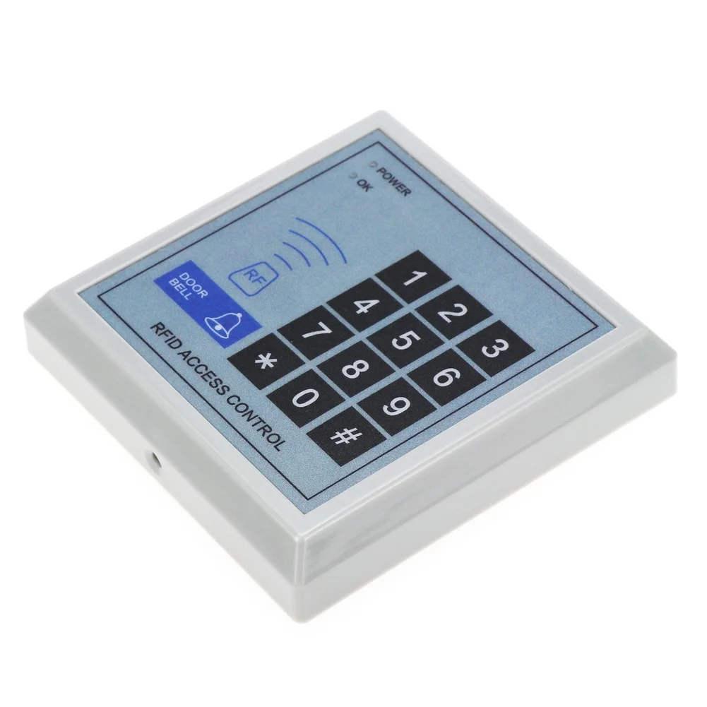 Wireless Entrance Guard White Smart Card Reader Wireless Connectivity Rugged Plastic Housing Cross Screw Holes