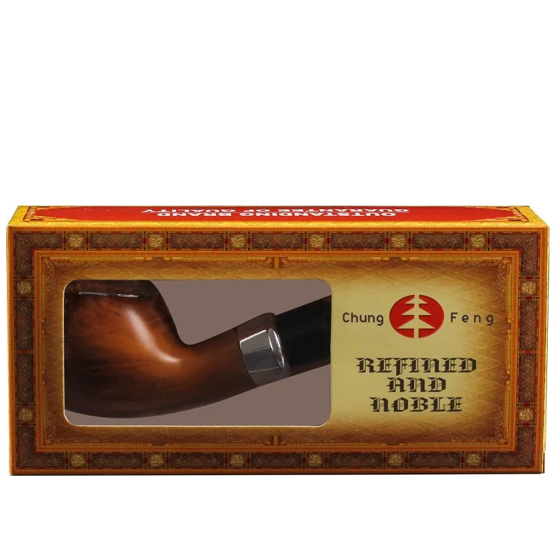 Washable Reusable Smoke Filter Hot Sale Portable Smoke Pipe Cleanable Healthy Tobacco Pipe Old Style Resin Smoking Accessories view 6