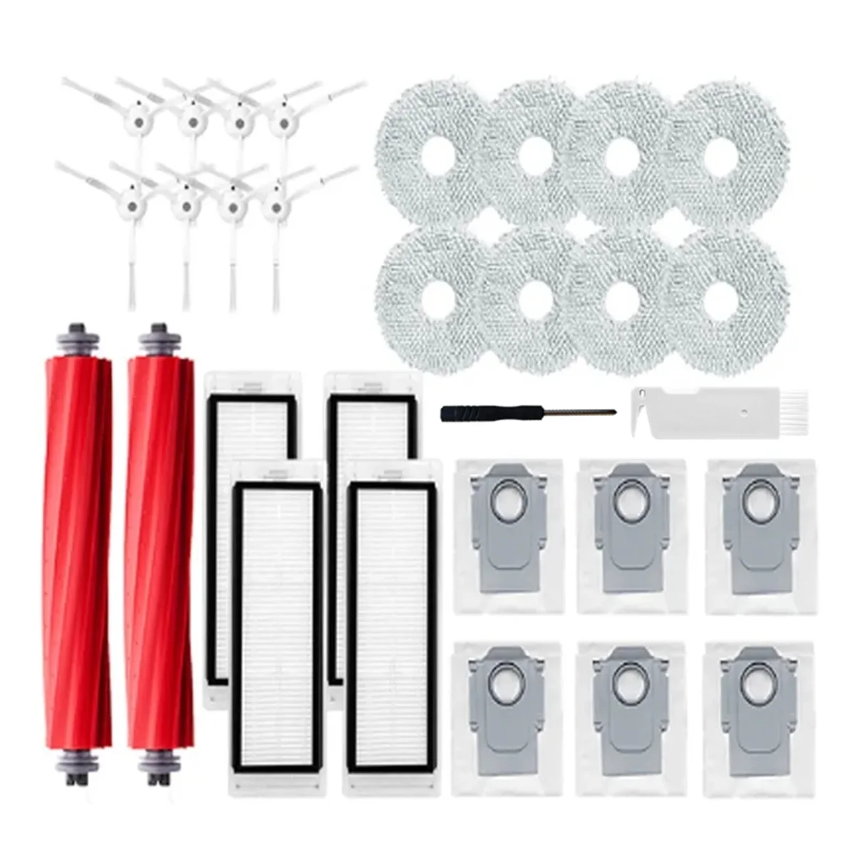 Per Q / P10 A7400RR Robot aspirapolvere spazzola laterale principale filtro Hepa Mop panni sacchetti per la polvere pezzi di ricambio