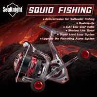 SeaKnight Brand SLARDAR BB C3000S Squid Fishing Dual-Handle Spinning Reel 5.2:1 Low Gear Ratio Anti-corrosive Saltwater Fishing