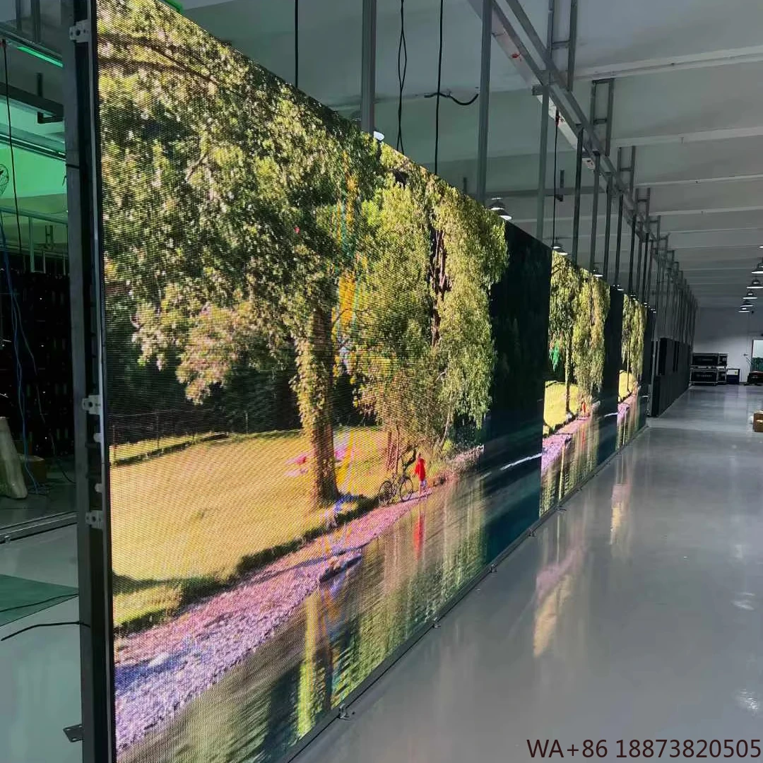 

Светодиодный дисплей Canyivision P3.91, испанский экран, уличный, высота 3 метра, длина 9 метров, водонепроницаемый экран для аренды для мероприятий