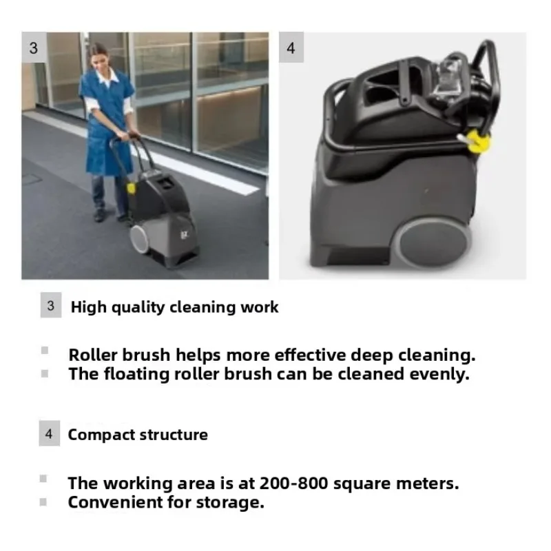 BRC 45/45 Importierter handschiebender Teppichreiniger