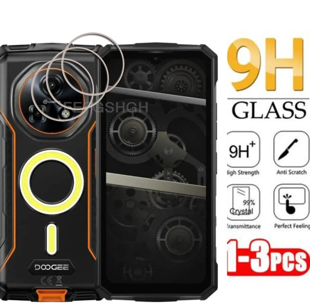 3D 9H HD Camera Lens Film For Doogee Fire 5 Ultra 6.6" Doogee Fire 5 Fire 5 Pro Tempered Glass Back Protector Cover