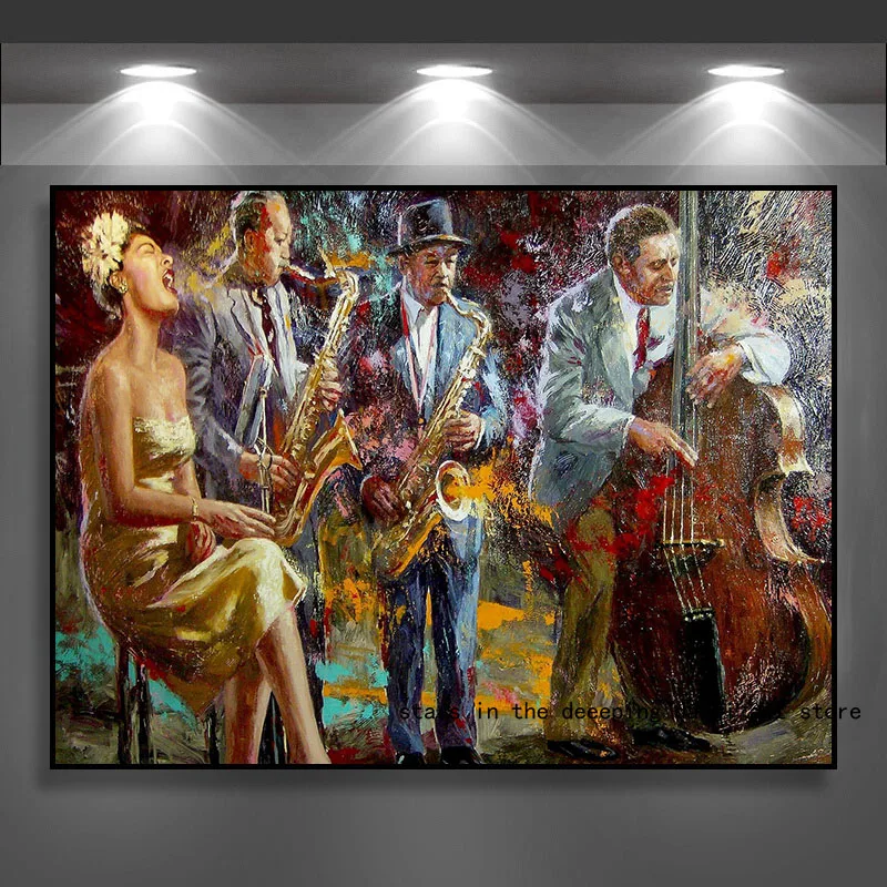 Abstrak Musik Jazz Band Penyan - Picture Of Musical Instrument ulasan dan harga