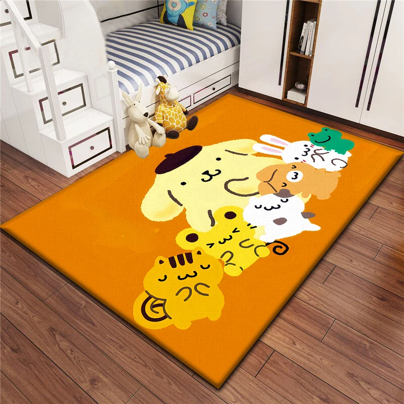 Purin Sanrio Cartoon cute pattern Carpet,rugs for bedroom,living room,Bedroom floor, decoration,outdoor rug,home,mat