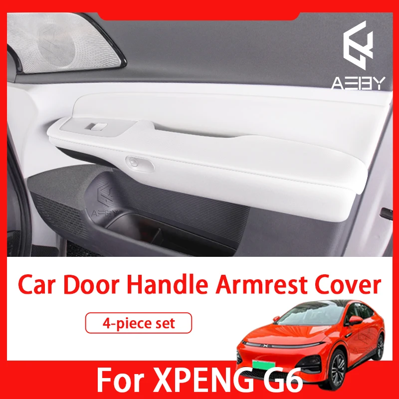 

AEBY For XPENG G6 2023-2025 Car Door Panel Armrest Cove Handle Styling Decoration Arm Rest Protection Accessories Trim Parts