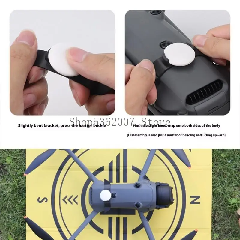تتبع Precisions GPSS Tail Wing Mount لأربعة طائرات بدون طيار مضادة لمكافحة مع مقطع آمن على التصميم 40JB