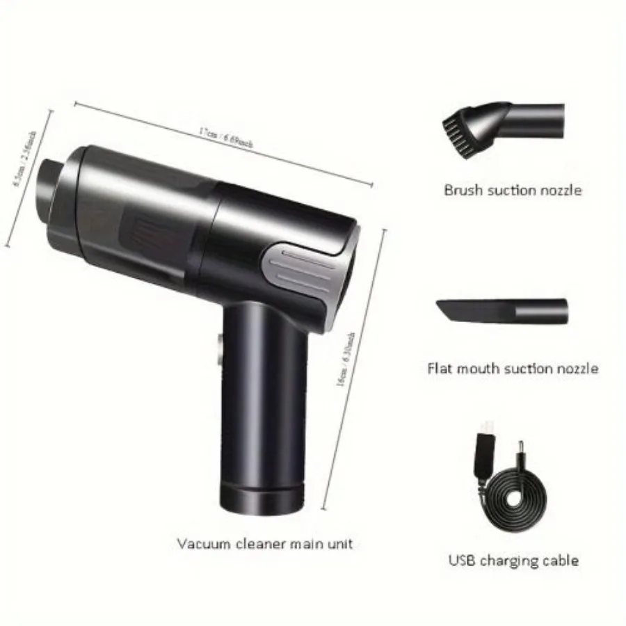 

FSTGZ022 Wireless silver Car vacuum cleaner wireless usb charging car vacuum cleaner home handheld mini desktop vacuum cleaner