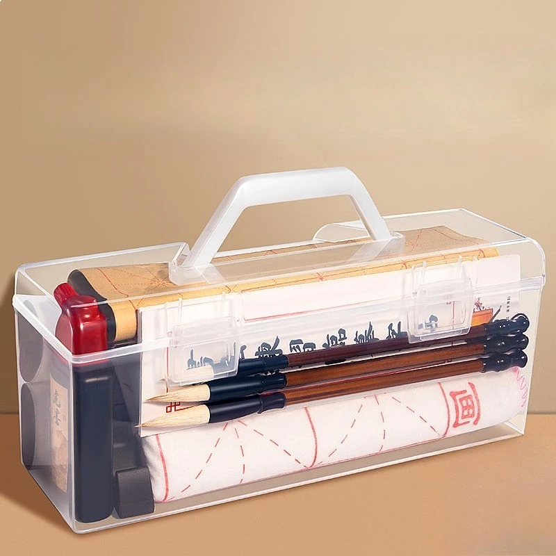 Complete Chinese Calligraphy Practice Set Student Beginner Calligraphy Supplies with Ink Writing Brush Paper Tools