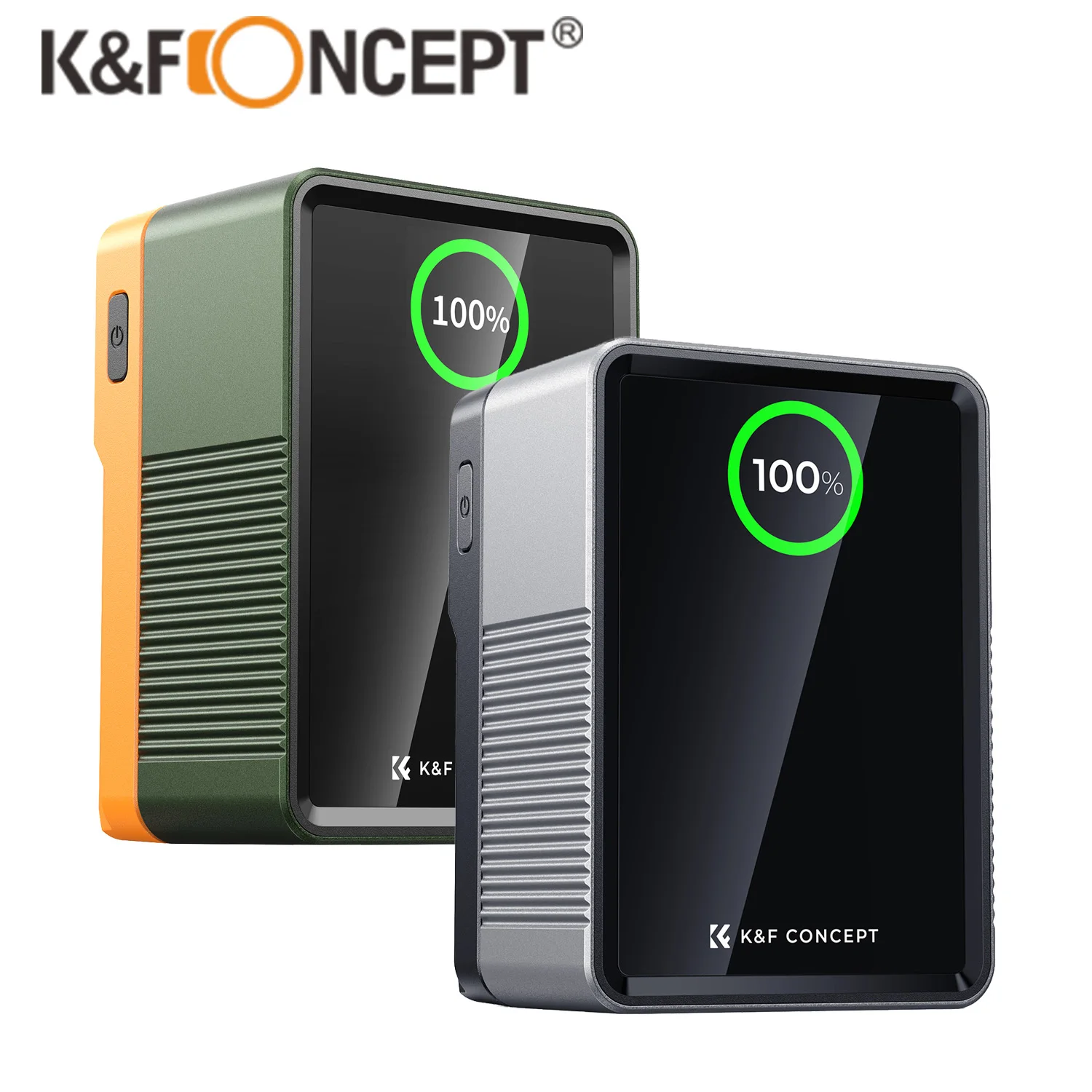 K&F Concept 99Wh 미니 V 마운트 배터리 6700mAh PD100W 카메라 캠코더 비디오 라이트 모니터 V99 Pro 용 고속 충전