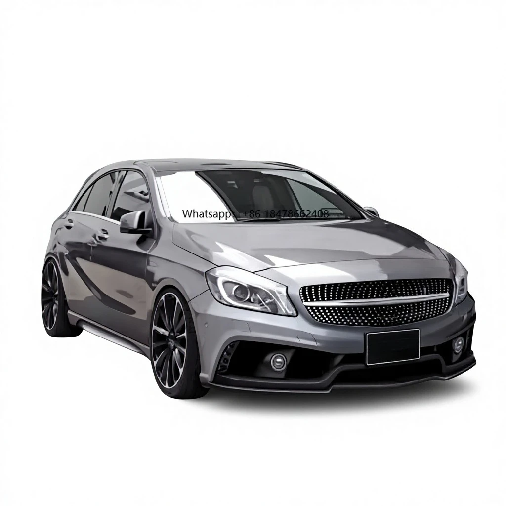 

New WALD Style Front/Rear Bumpers Anterior Lip Bolt-On for W176 A200/A260/A45 (2012-)