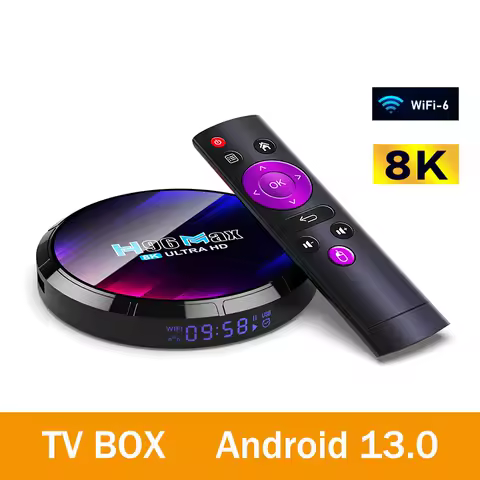 Android TV Box H96 MAX RK3528 Android 13 WiFi6 8K Video Remote Reciver Connect Home Media Player Set Top TV Box