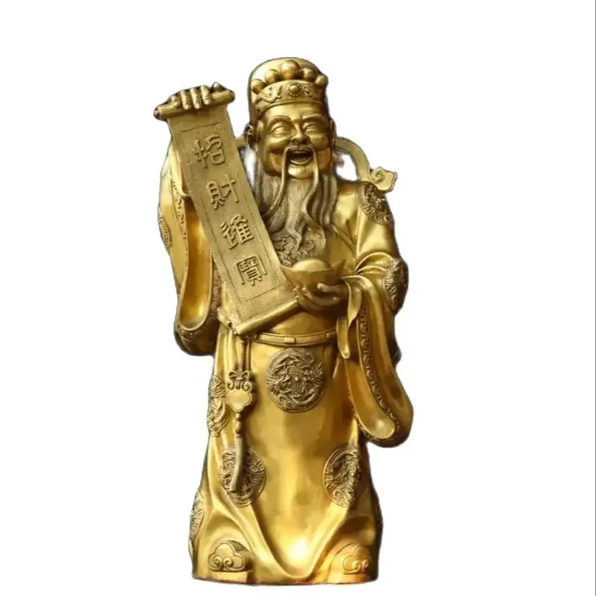 

Металлические ручные слитки, украшения God of Wealth, декоративные украшения для дома, офиса, культурных и креативных украшений.