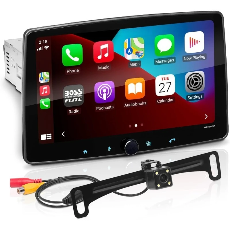 

Audio Systems Elite BE10ACP-C Car Stereo - Detachable 10.1" Touch Screen Car Stereo Apple CarPlay & Android Auto Head Unit,
