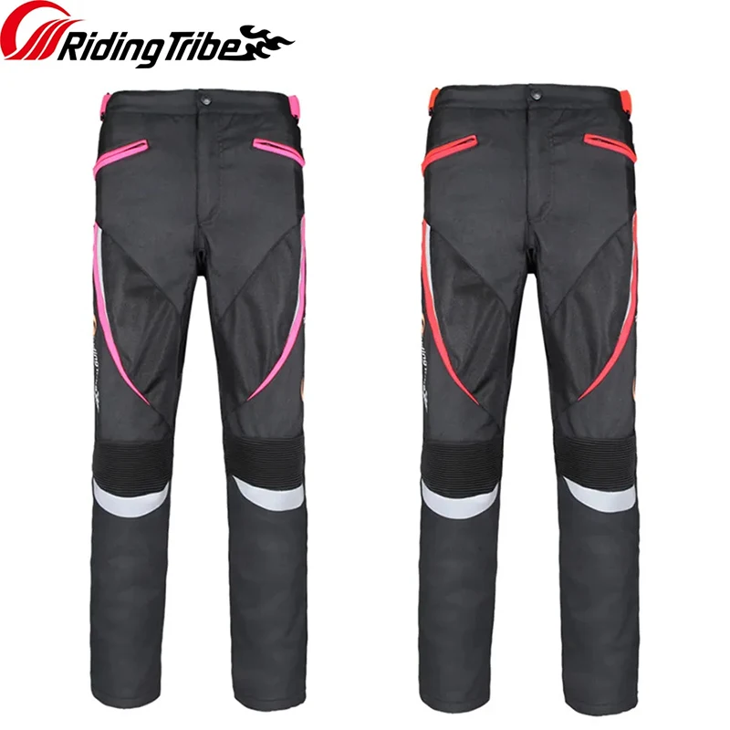 

Women Motorcycle Pants Waterproof Lady Winter Motorbike Riding Trousers moto motocross Racing Pants with Protective Gear