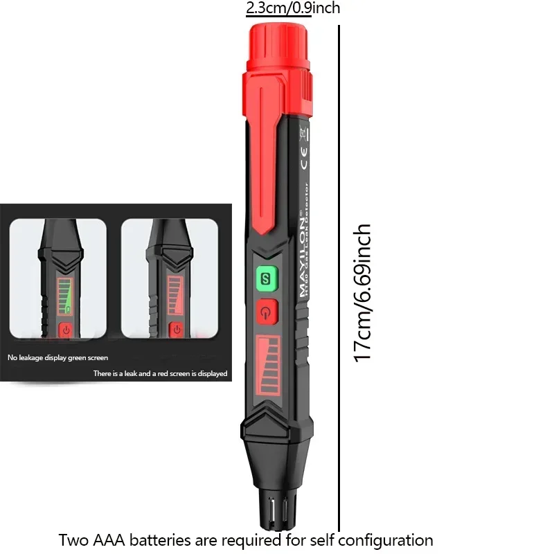 1PC-Smart Gas Detector Alarm - Portable CH4 LPG Natural Gas Leak Tester for Kitchen, RV, Camping Safety