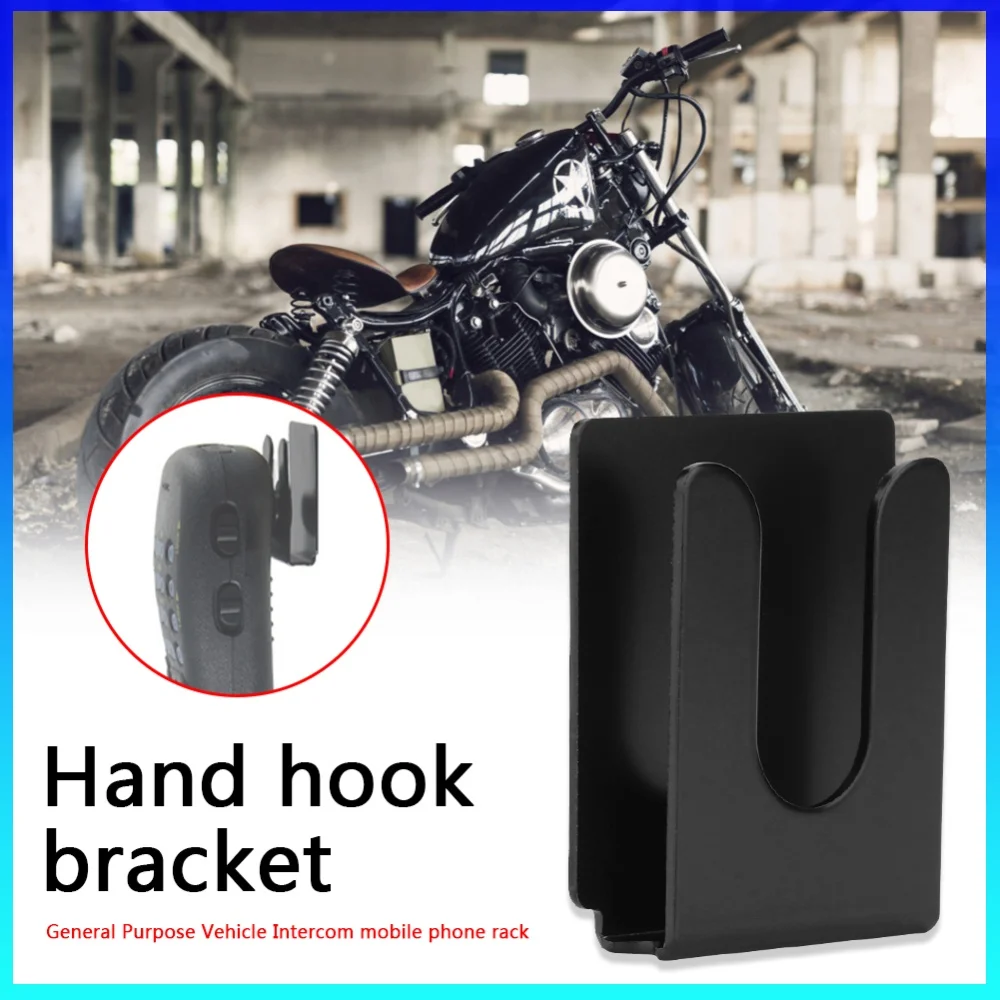 Car Platform Hand Mic 3M Hook Bracket Hanger Easily Installation Personal Car Elements for Yaesu Kenwood 7900 Intercom