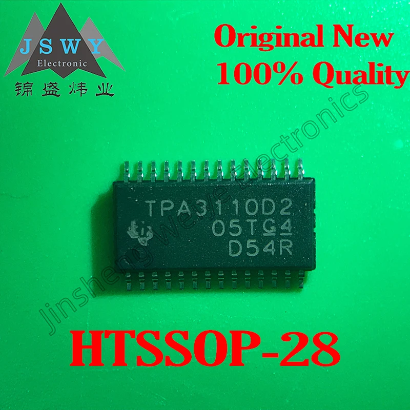 

(10/50 pcs) TPA3110D2PWP TPA3110D2 HTSSOP28 package audio power amplifier chip original spot for driving bridge stereo speakers