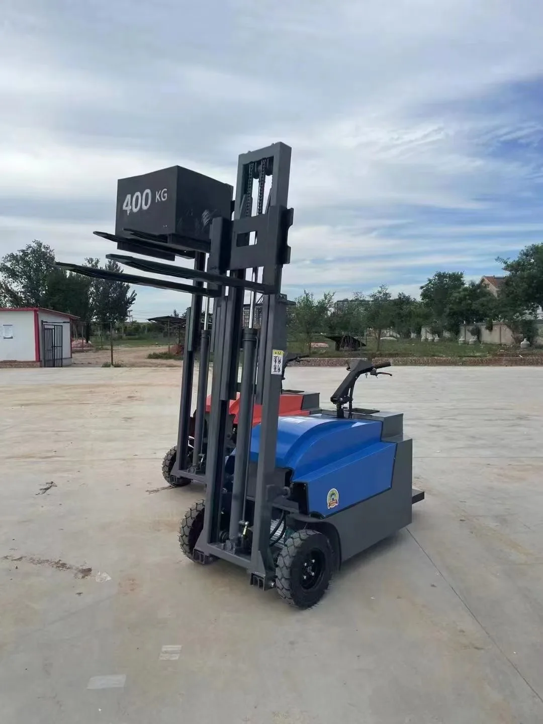 Small Electric Forklift Pallet Stacker Standing Electric Stacker Truck Standing Factory Direct Sales