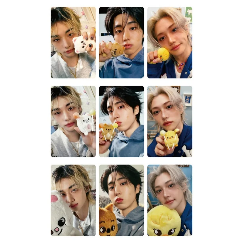 

Stray Kids Men's Club Celebrity Fan Meeting Small Card Standing Card Celebrity Card SKZOO Peripheral Celebrity Collection Card