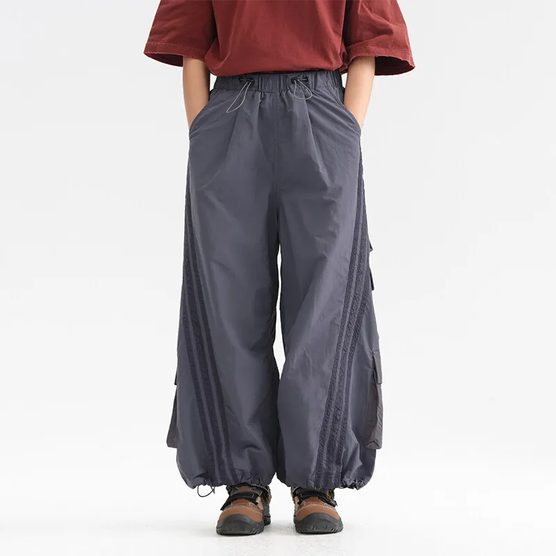 Men's high quality ultra-loose lightweight outdoor function paratrooper pants