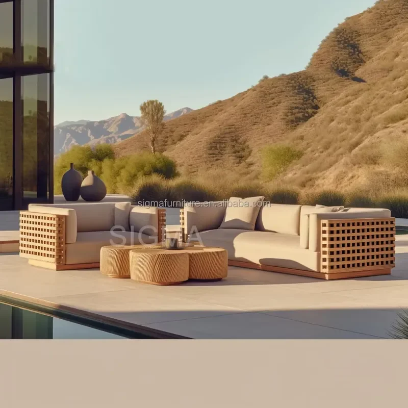 New Style Hot Selling Home and Garden Furniture Rattan Sofa Set Outdoor Leisure Furniture