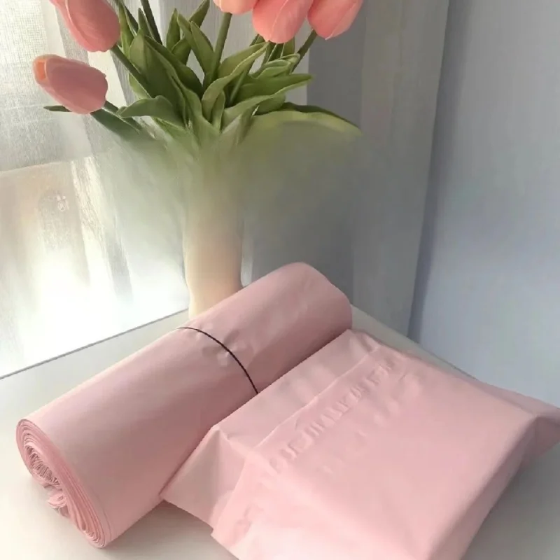 Shipping Bags for Business Packing Express Poly Bags Waterproof Parcel Mailers Light Color