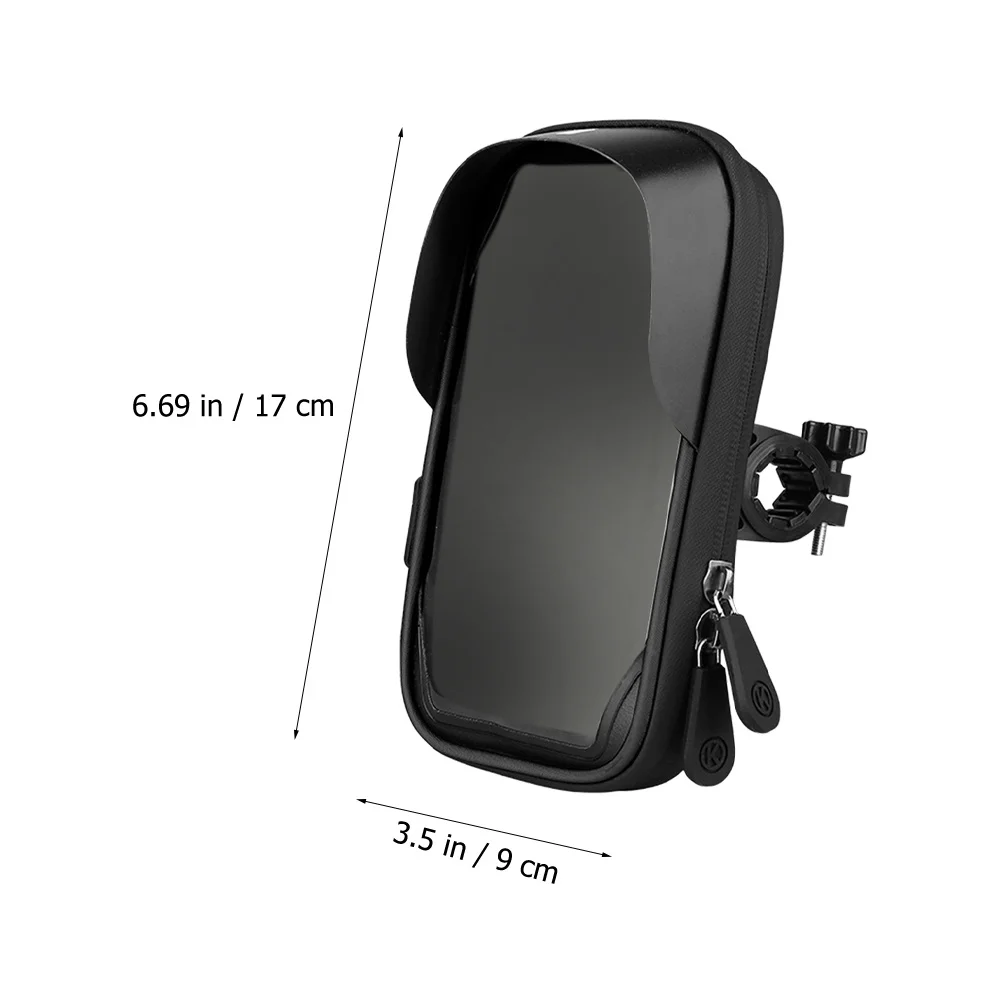 Bike Phone Accessory Waterproof Pouch Durable Rotatable Design Clear Bag Practical Cycling Gift Phone Bag Bike Accessory