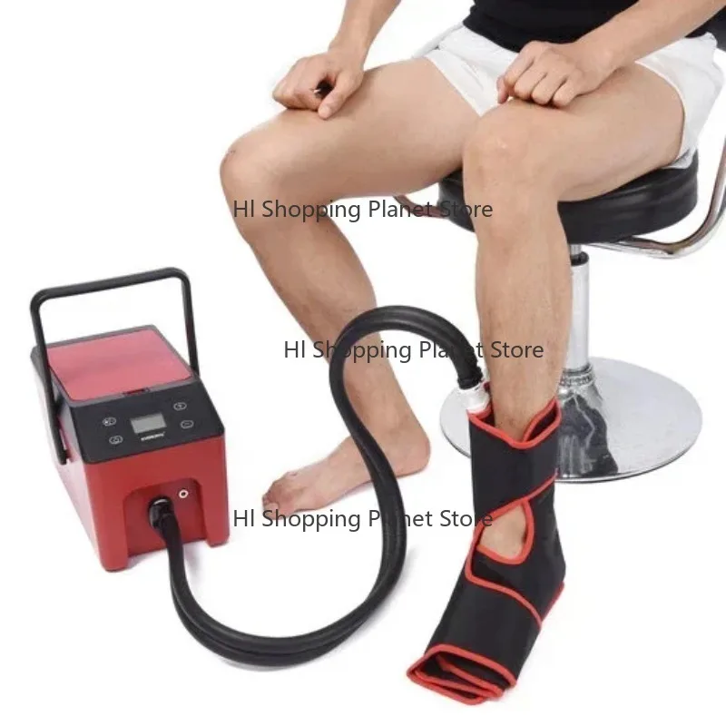 Cryopu-sh pulse cold compress therapy system intermittent pressure cold compress exercise rehabilitation physical thera-py