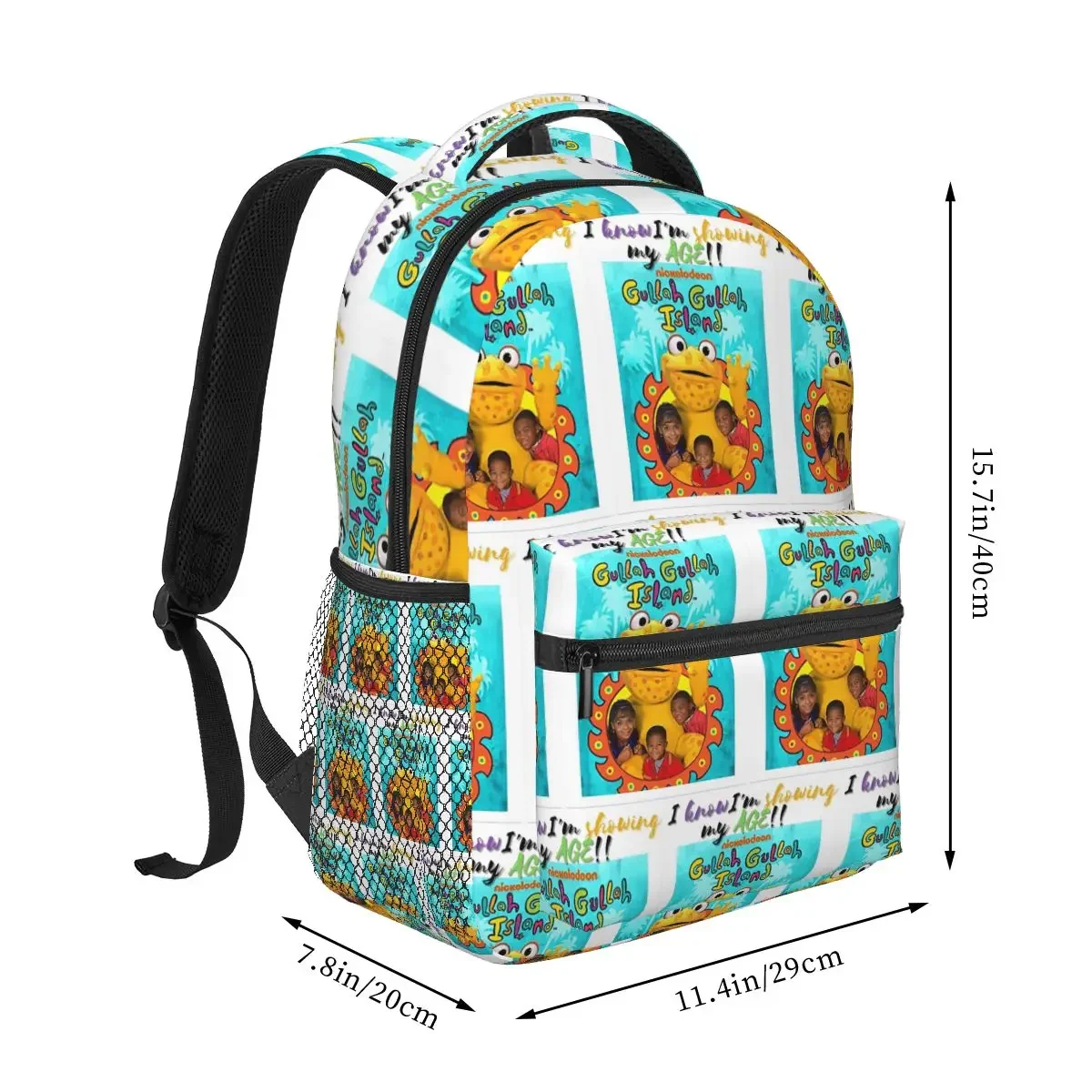 Gullah Gullah Island Blast From The Past Backpacks Boys Girls Bookbag Children School Bags Cartoon Travel Rucksack Shoulder Bag