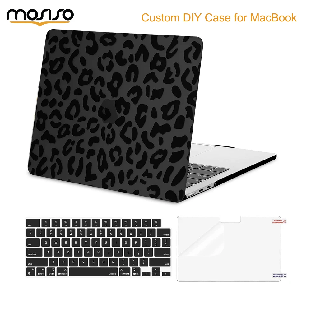 MOSISO for MacBook Air 13 inch Case Release A2337 A2179 A1932  Retina Display Plastic Leopard Grain Hard Shell Case A2681 A1708