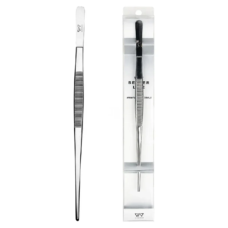 VIV Stainless Steel Aquatic Pro Tweezers for Trimming Aquatic Plants ADA Quality