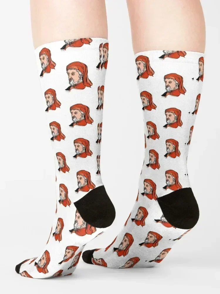 Chaucer - author Socks luxury snow cool Stockings Socks Ladies Men's